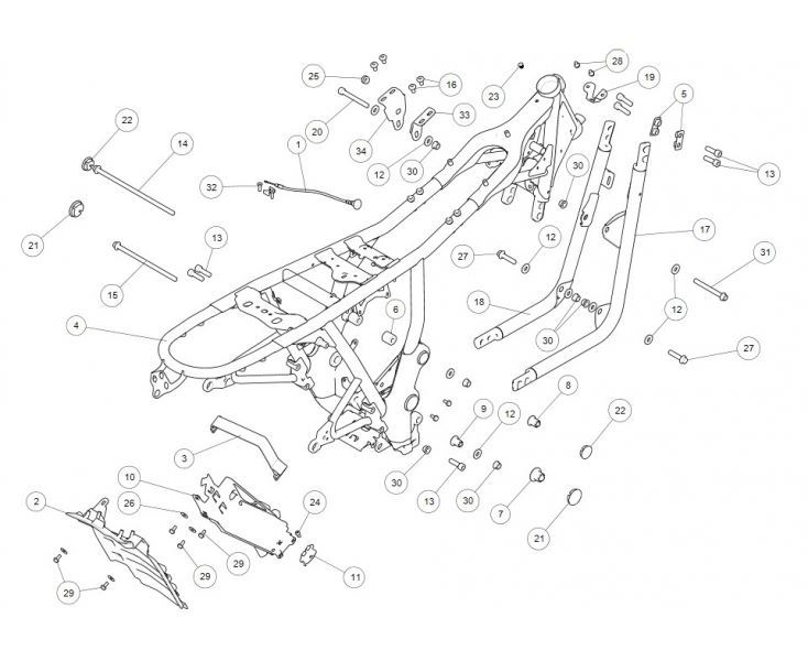 FRAME INTERCEPTOR 650