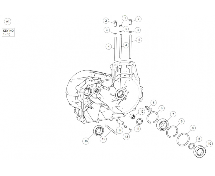 LEFT CRANKCASE CONTINENTAL GT 535 (E3)