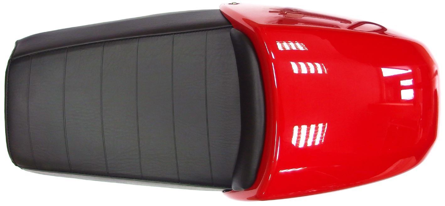 DUEL SEAT WITH RED COVER