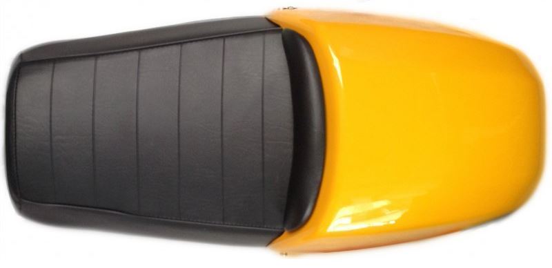 DUEL SEAT WITH COVER YELLOW