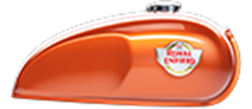 Afbeeldingen van FUEL TANK, PAINTED ORANGE CRUSH