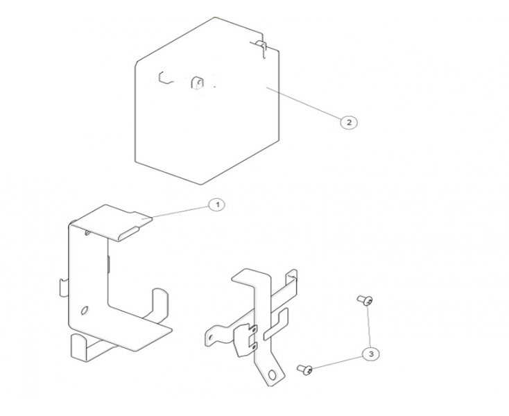 BATTERY HOLDER CONTINENTAL 535 (E4)