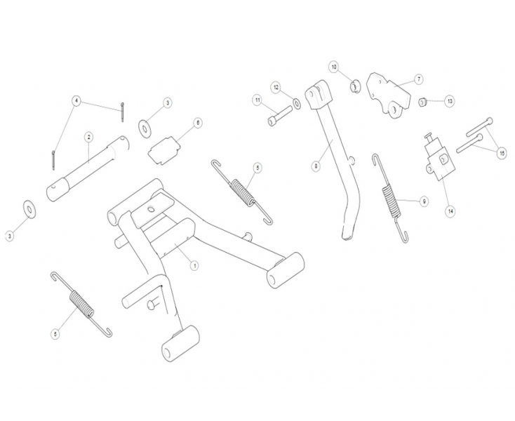 CENTER STAND CONTINENTAL 535 (E4)