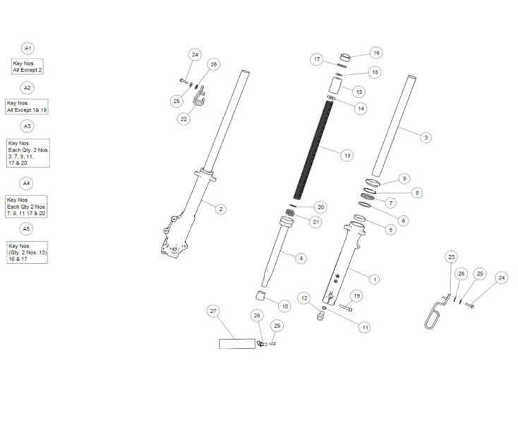 FORK CONTINENTAL 535 (E4)