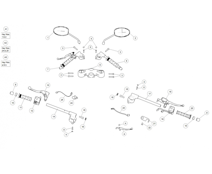 HANDLEBAR ASSY CONTINENTAL 535 (E4)