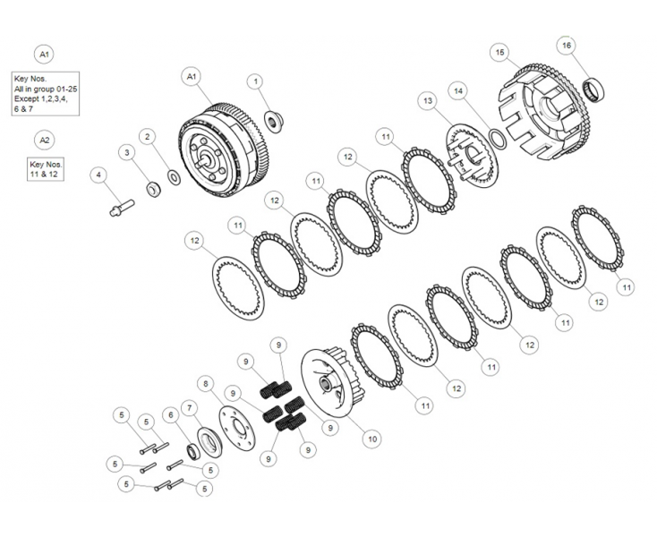 CLUTCH CONTINENTAL GT 535 (E4)