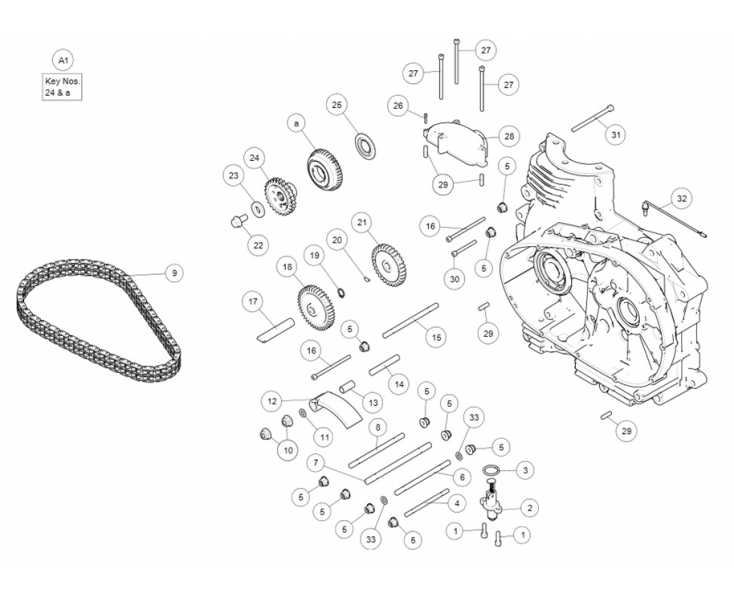 PRIMARY CHAIN CONTINENTAL GT 535 (E4)