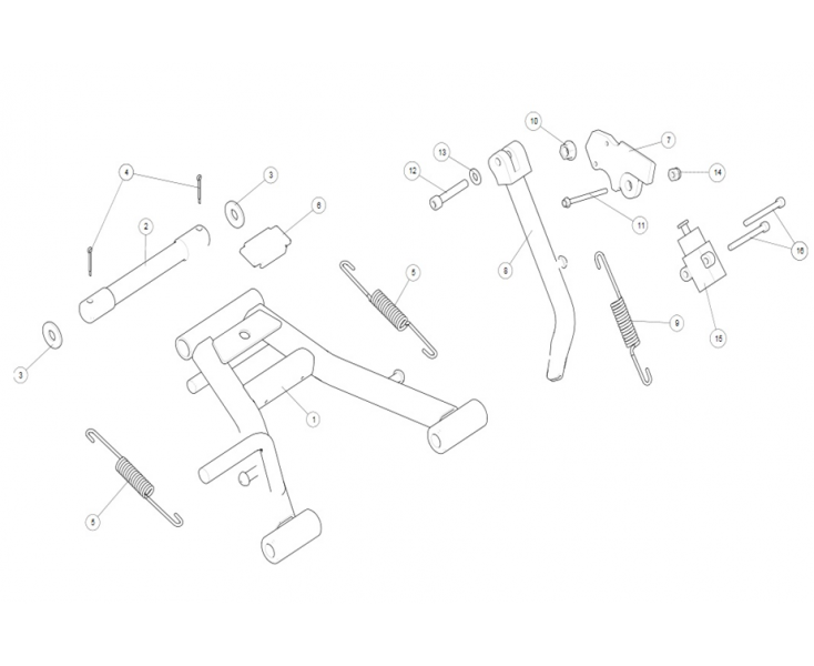 CENTER/SIDE STAND CLASSIC 500 (E4)