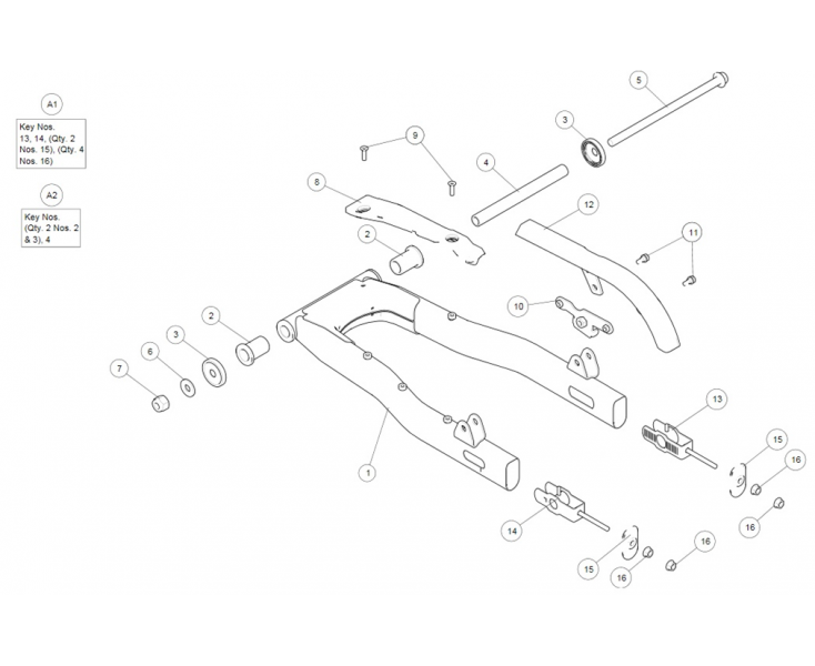 SWINGARM CLASSIC 500 (E4)