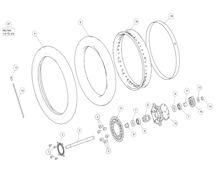 FRONT WHEEL CLASSIC 500 (E4)