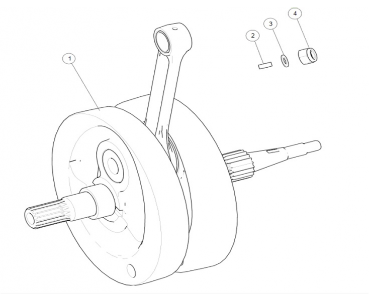 CRANKSHAFT CLASSIC 500 (E4)