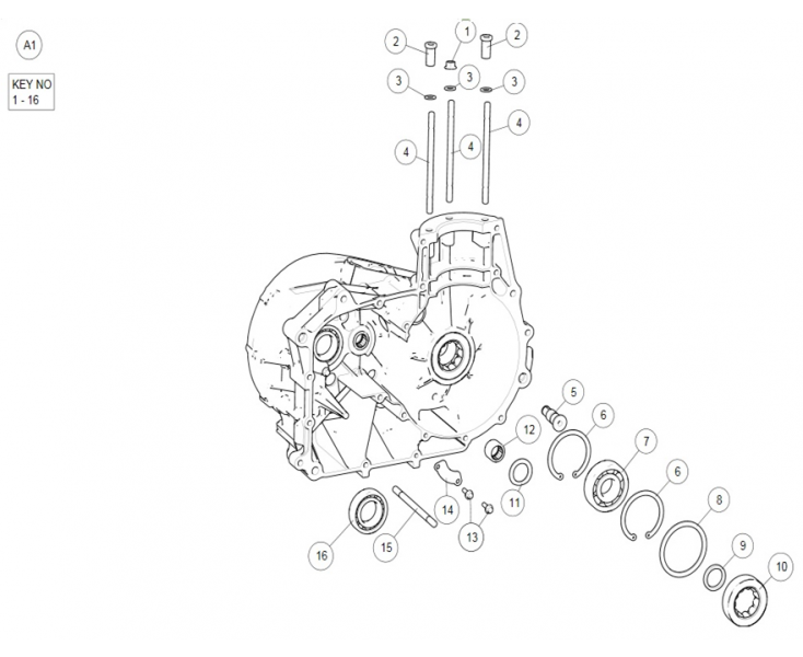 LEFT ENGINE CRANKCASE CLASSIC 500 (E4)