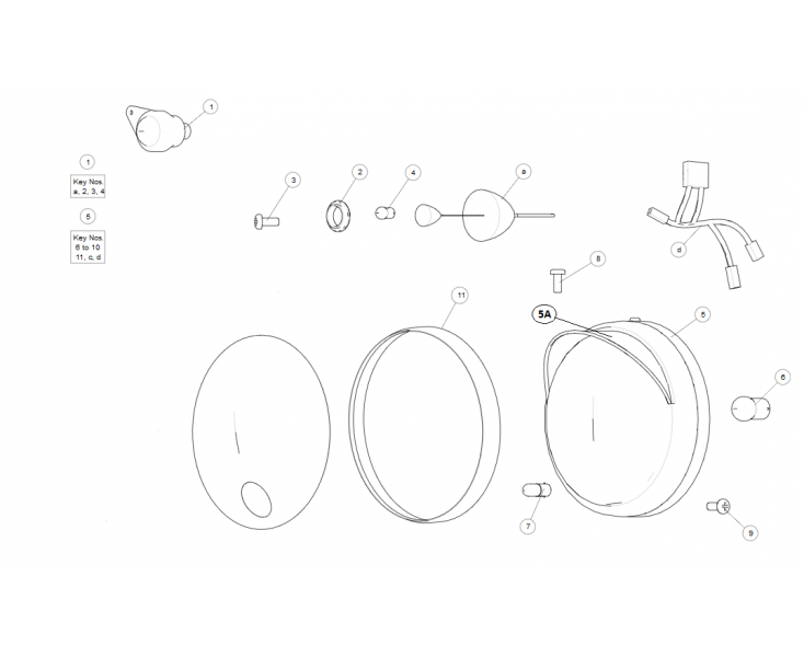 HEADLIGHT ASSY CLASSIC 500 (E4)