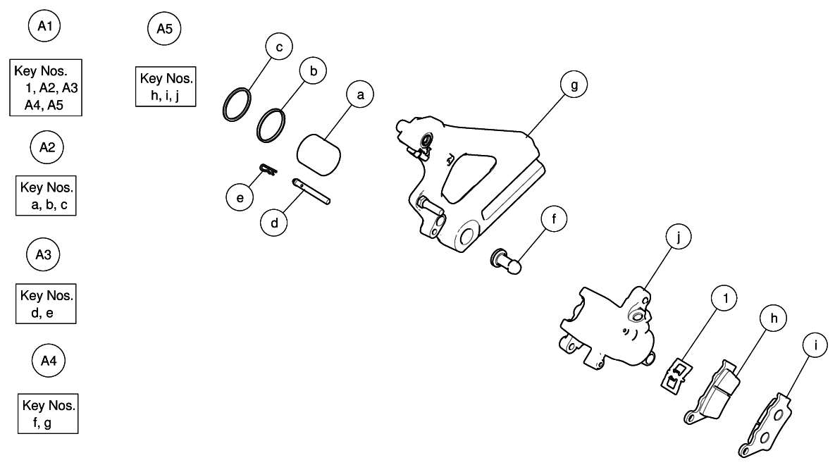 REAR CALIPER METEOR 350