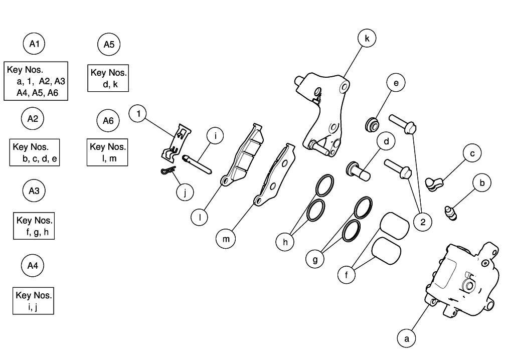 FRONT CALIPER METEOR 350